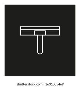 vector icon with glass cleaner