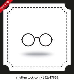 Vector icon glasses