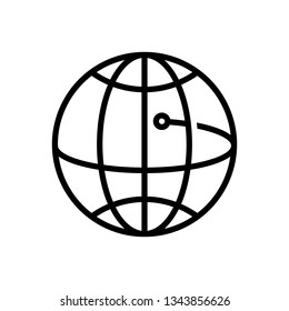 Vector icon for global business