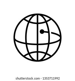 Vector icon for global business