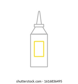 vector icon, glue shaped glue