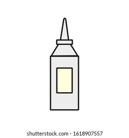 vector icon, glue shaped glue