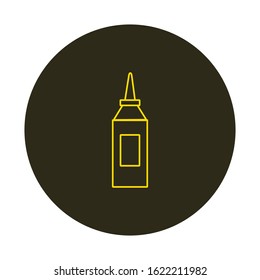 vector icon, glue shaped glue