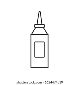 vector icon, glue shaped glue