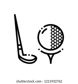 Vector icon for Golf 