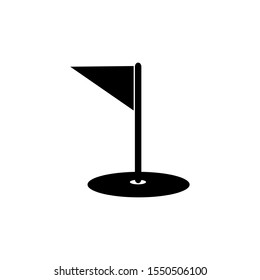 Vector icon of golf. Golf course symbol icon on eps 10