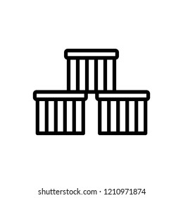Vector icon for goods 