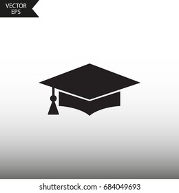 vector icon graduation cap 