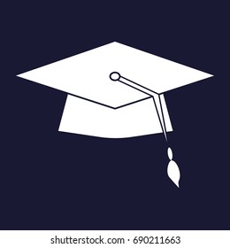 Vector icon  graduation cap