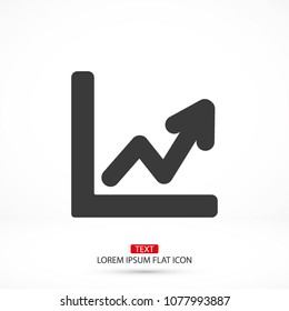 Vector icon graph 10 EPS
