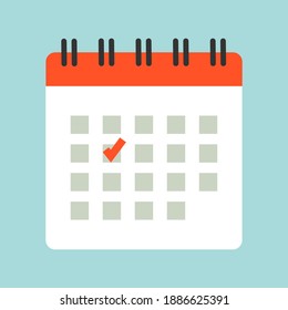 vector icon, graphic appointment flat calendar icon month time agenda