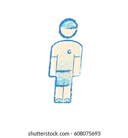 vector icon graphic. Soccer, player