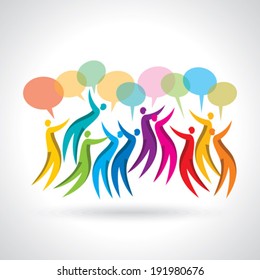 Vector Icon Graphic Teamwork concept