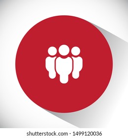 Vector icon a group of people 10 EPS . Lorem Ipsum Illustration design