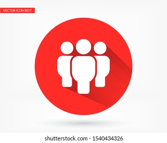 Vector icon a group of people 10 EPS . Lorem Ipsum Illustration design
