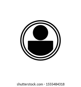 Vector icon a group of people 10 EPS . Lorem Ipsum Illustration design