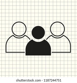 vector icon group of people