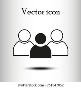 vector icon group of people
