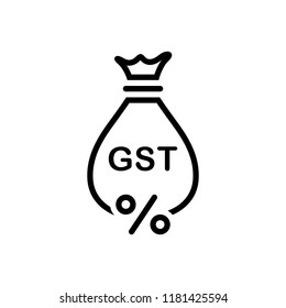 Vector Icon For Gst