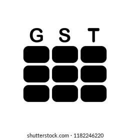 Vector icon for gst  taxation