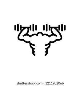 Vector icon for gym