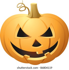 vector icon of Halloween pumpkin