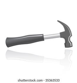 vector icon of hammer