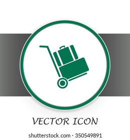 Vector icon Hand truck