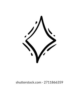 Ícone de vetor de desenho à mão de desenho de desenho animado sinal de expressão rabiscar, curvas setas direcionais, emoticon efeitos elementos de design, personagem de desenho animado símbolos de emoção, linhas decorativas bonito pincel traçado
