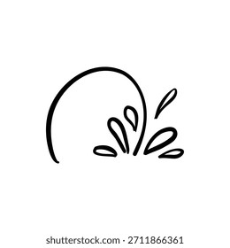 Ícone de vetor de desenho à mão de desenho de desenho animado sinal de expressão rabiscar, curvas setas direcionais, emoticon efeitos elementos de design, personagem de desenho animado símbolos de emoção, linhas decorativas bonito pincel traçado