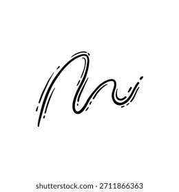 Ícone de vetor de desenho à mão de desenho de desenho animado sinal de expressão rabiscar, curvas setas direcionais, emoticon efeitos elementos de design, personagem de desenho animado símbolos de emoção, linhas decorativas bonito pincel traçado