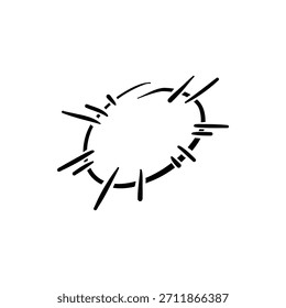 Vector icon of hand-drawn cartoony expression sign doodle, curve directional arrows, emoticon effects design elements, cartoon character emotion symbols, cute decorative brush stroke lines