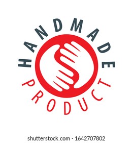Vector icon handmade on a white background