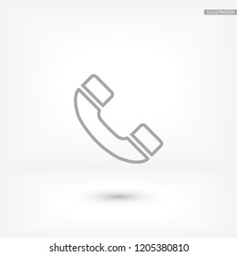 vector icon handset