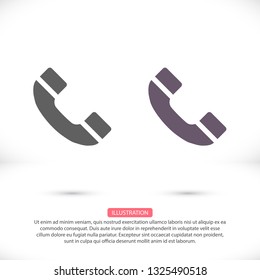 vector icon handset