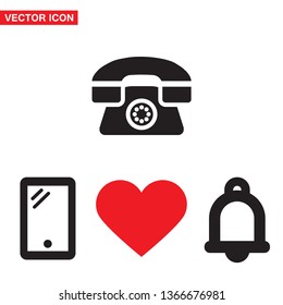 vector icon handset