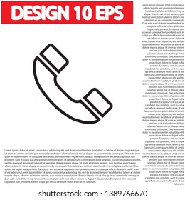 vector icon handset . Lorem Ipsum Illustration design