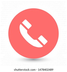 vector icon handset . Lorem Ipsum Illustration design