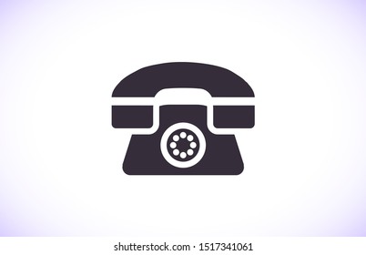vector icon handset . Lorem Ipsum Illustration design