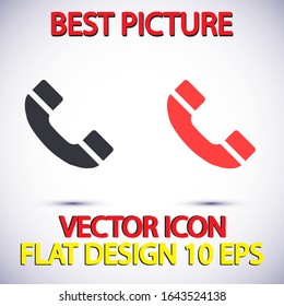 vector icon handset . Lorem Ipsum Illustration design