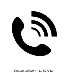 
Vector icon of the handset on a white background. Vector illustration. Flat design for business financial marketing advertisement advertisement web concept cartoon illustration