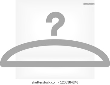 Vector icon hanger 10 EPS