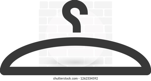 Vector icon hanger 10 EPS