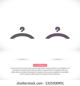 Vector icon hanger 10 EPS
