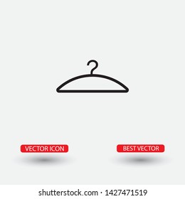 Vector icon hanger 10 EPS . Lorem Ipsum Illustration design
