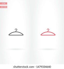 Vector icon hanger 10 EPS . Lorem Ipsum Illustration design