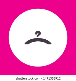 Vector icon hanger 10 EPS . Lorem Ipsum Illustration design