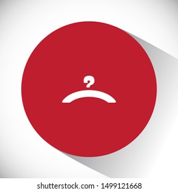 Vector icon hanger 10 EPS . Lorem Ipsum Illustration design