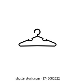 Vector icon of hanger on EPS 10
