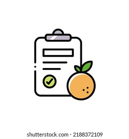 Vector Icon - Healthy Diet Plan